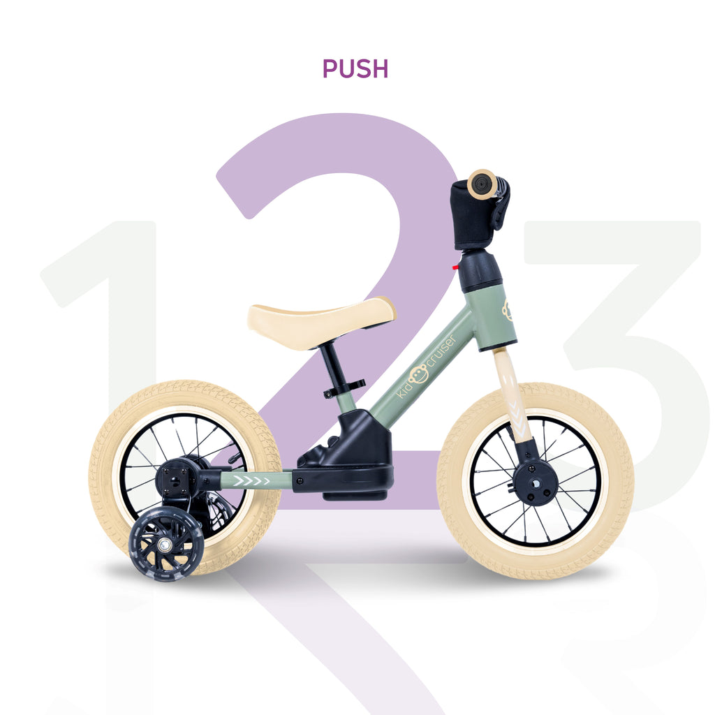 Bicicletta senza pedali 3 in 1 per bambini dai 2 anni in su | Kidcruiser
