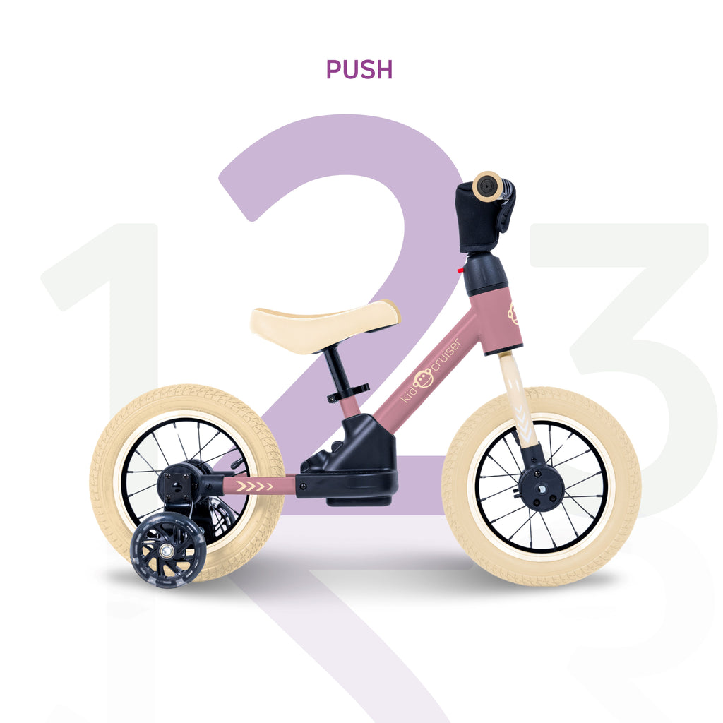 Bicicletta senza pedali 3 in 1 per bambini dai 2 anni in su | Kidcruiser