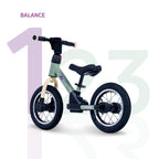 Bicicletta senza pedali e rotelle per bambini