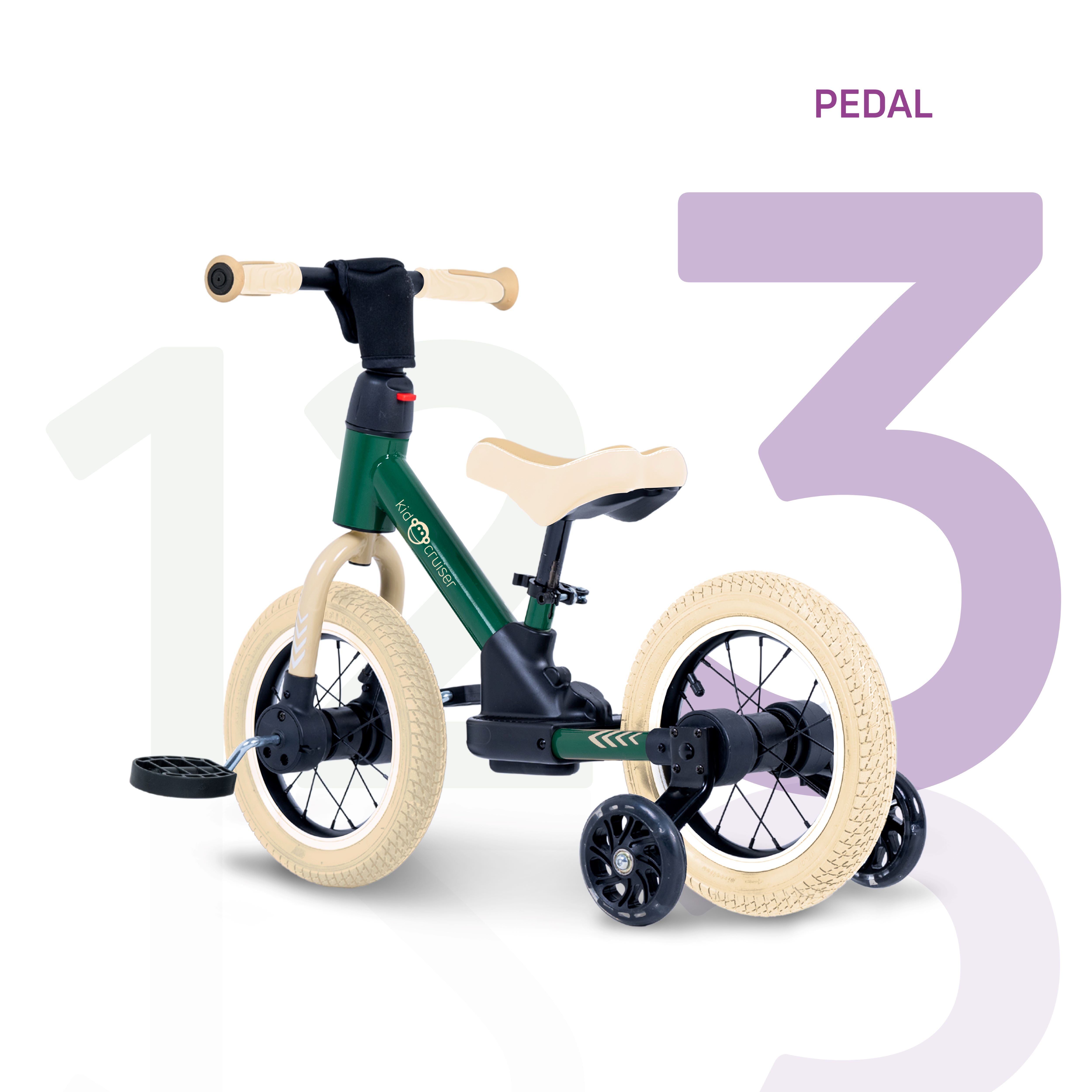 a pedal bike Kidcruiser the balance bike that truly teach you bicycling
