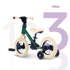 Bicicletta senza pedali 3 in 1 per bambini dai 2 anni in su | Kidcruiser