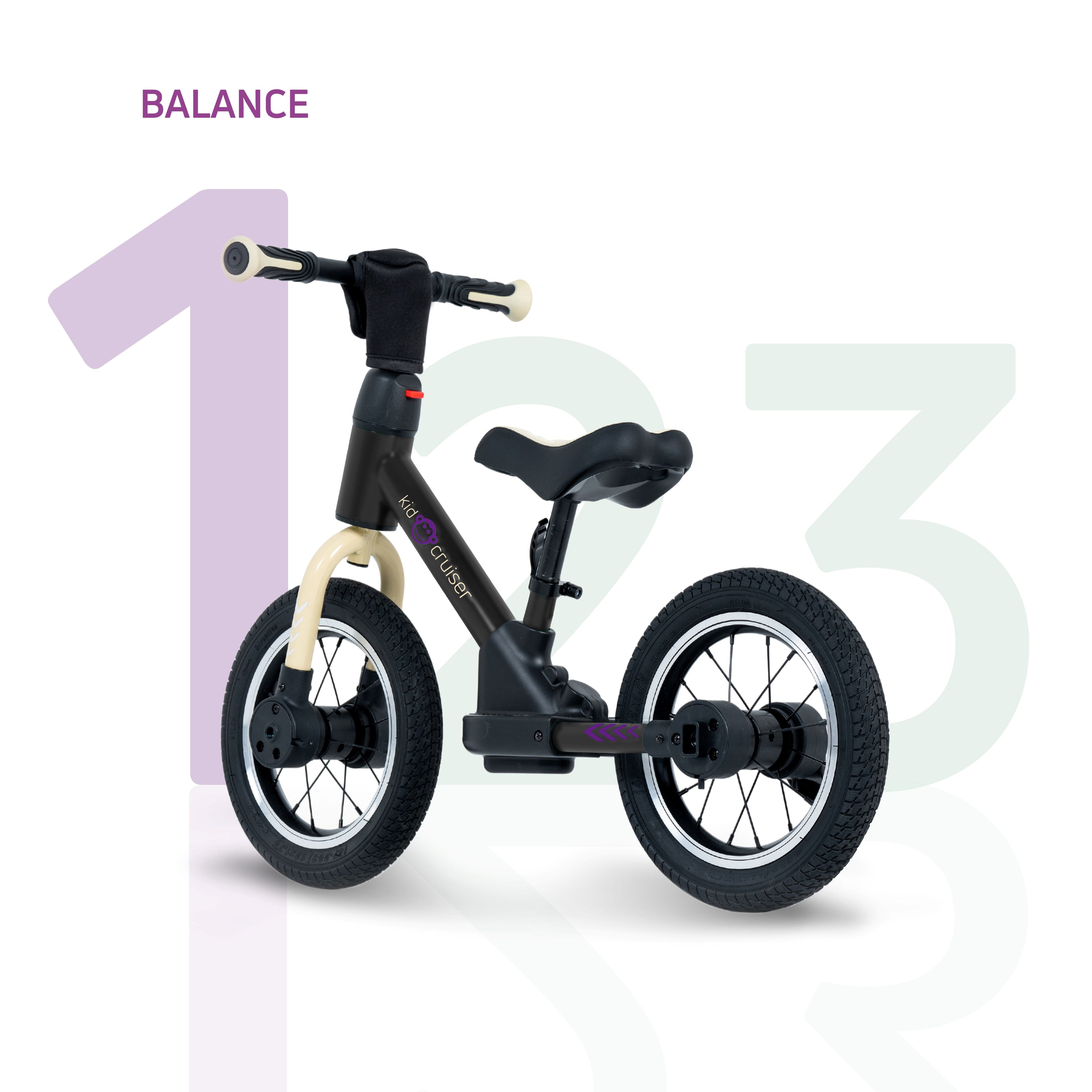 Bicicletta senza pedali 3 in 1 per bambini dai 2 anni in su | Kidcruiser