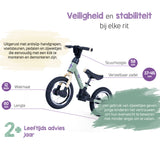 Pedalplay Balance bike 2+ years - 3 in 1 Design - With Trainingwheels & Pedals