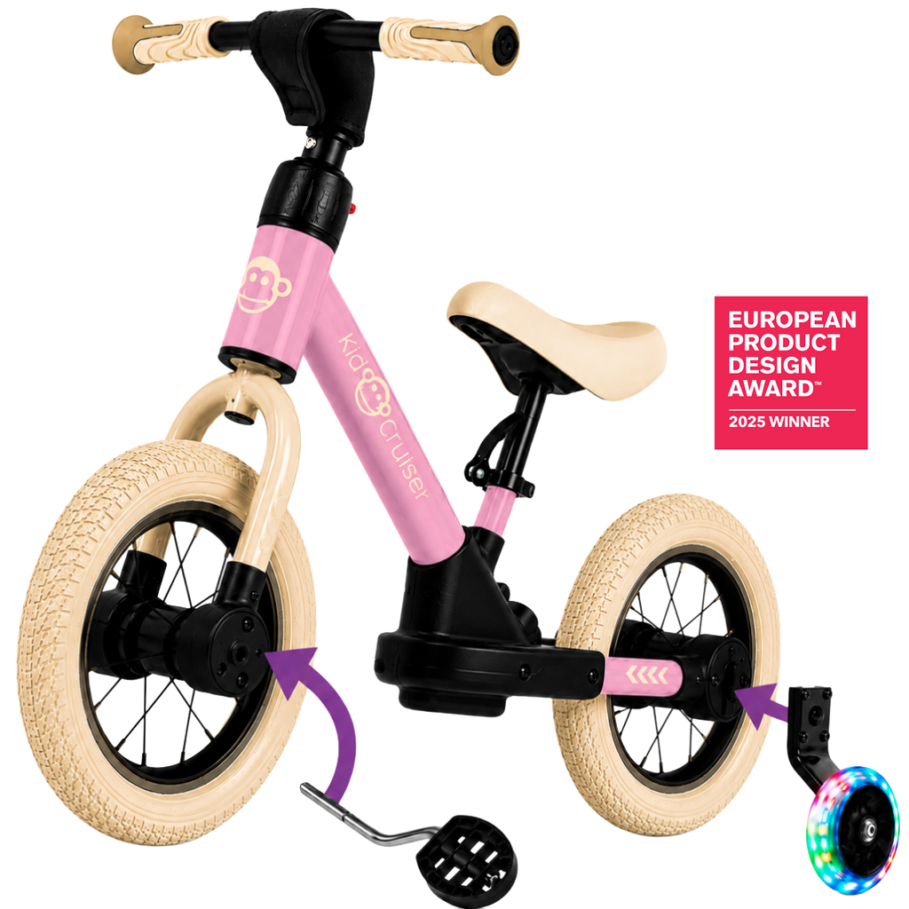 Bicicletta senza pedali 3 in 1 per bambini dai 2 anni in su | Kidcruiser